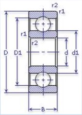 7000112 2RS FBC (ГОСТ)