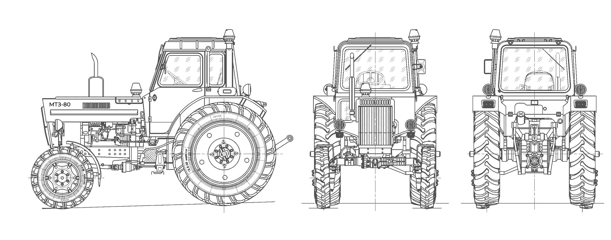 Трактор МТЗ-80