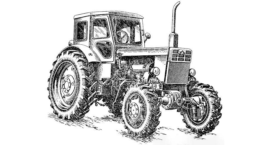 Трактор колесный Т-40