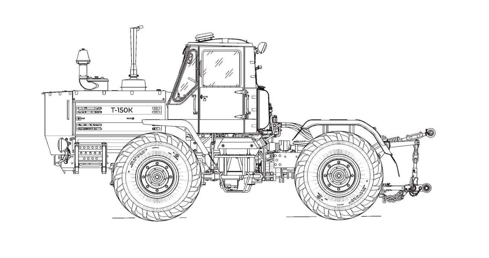 Трактор колесный Т-150К