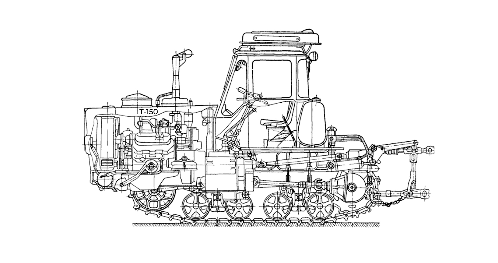 Трактор гусеничный Т-150